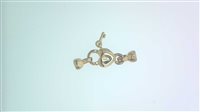Chiusura Sommer FERMEZZE in Argento MOSCHETTONE CUORE PVD G - MOSCHETTONE CUORE PVD G